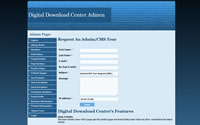 Digital Download Center Admin