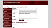 RAM Super Store  Admin
