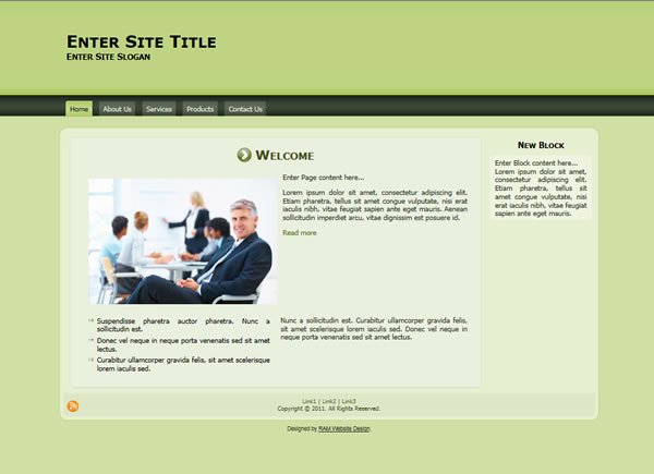 Free CSS/HTML Template 12